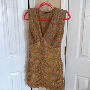 Zara Floral Cocktail Dress